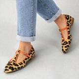 Michaela | Leopardí t-strap baleríny