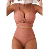 Věra | Žebrované bikiny s vysokým pasem
