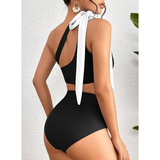 Eliška | Vysoký pas bikiny s jedním ramenem