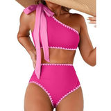 Eliška | Vysoký pas bikiny s jedním ramenem
