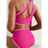 Eliška | Vysoký pas bikiny s jedním ramenem
