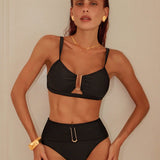Eliška | Bikiny se zlatým U-detailem