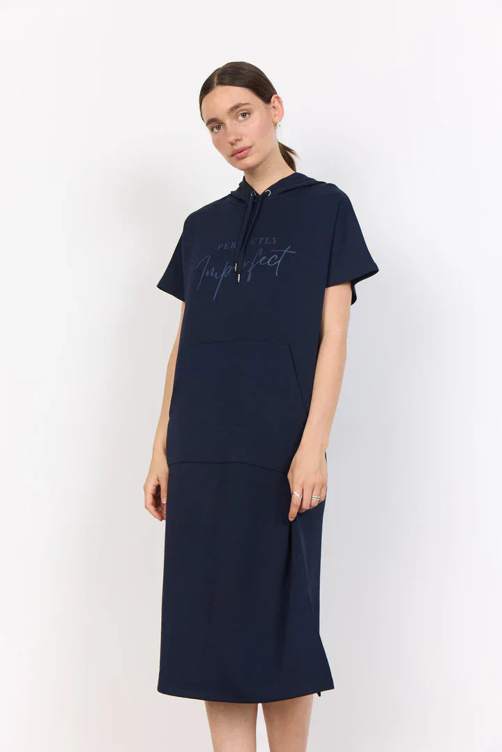 Nela | Casual šaty s kapucí