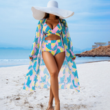 Růžena | 3-dílná bikini sada s bezplatným cover-upem