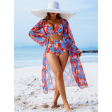 Růžena | 3-dílná bikini sada s bezplatným cover-upem