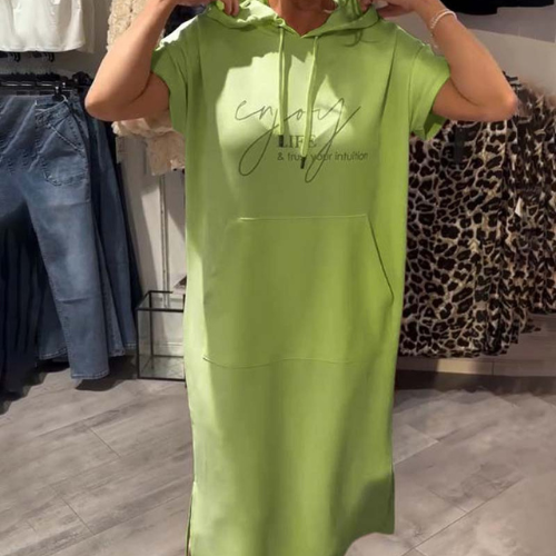 Nela | Casual šaty s kapucí