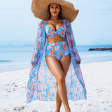 Růžena | 3-dílná bikini sada s bezplatným cover-upem