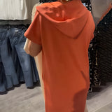Nela | Casual šaty s kapucí