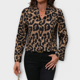 Eliška | Ležérní leopardí blůza