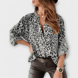 Viktorie | Moderní blůza s leopardím potiskem