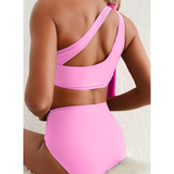 Eliška | Vysoký pas bikiny s jedním ramenem