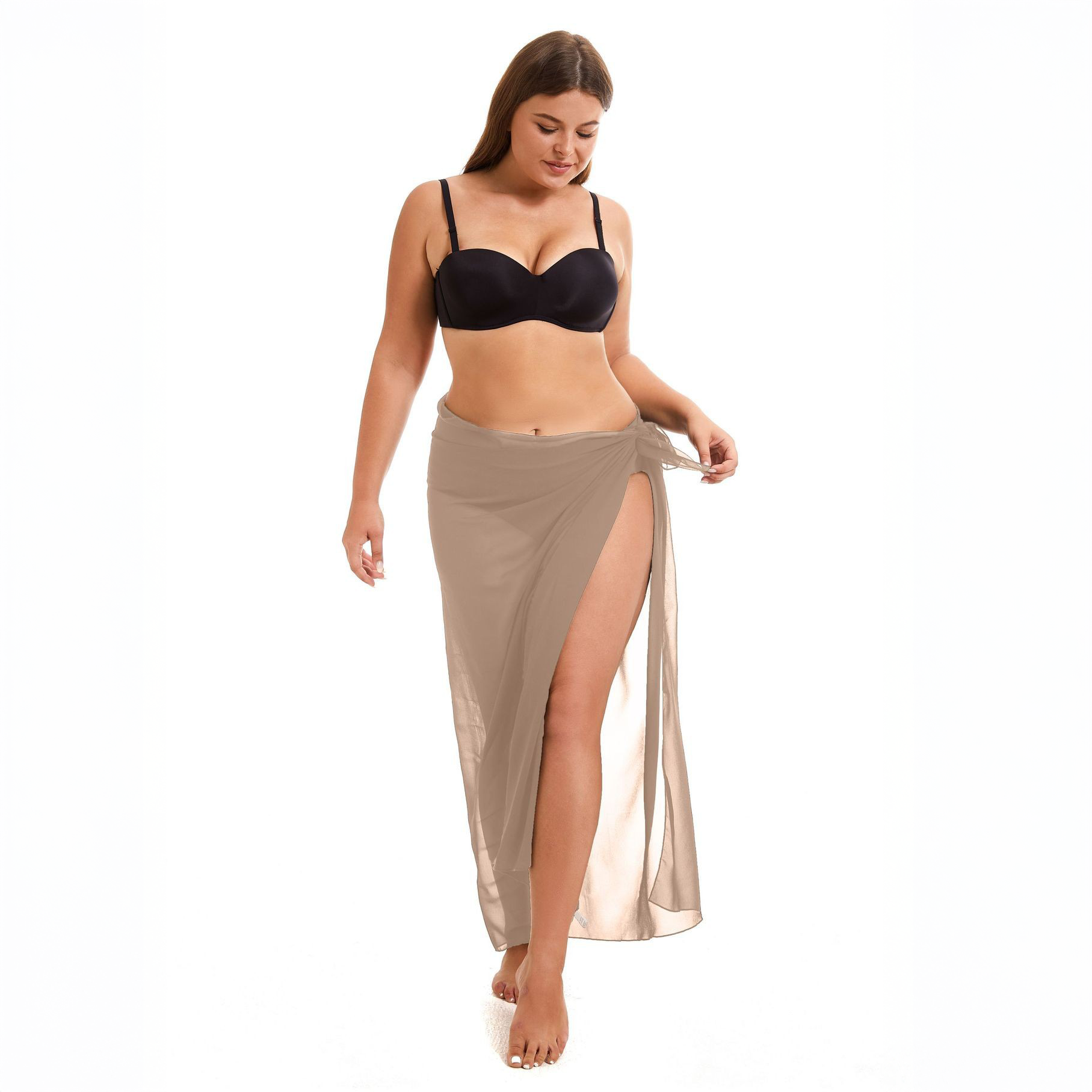 Růžena | Saténový Midi Sarong