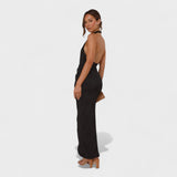 KAROLÍNA | Dlouhé šaty se sklady