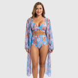 Růžena | 3-dílná bikini sada s bezplatným cover-upem