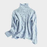 Amálie | Kašmírový svetr s pleteným vzorem