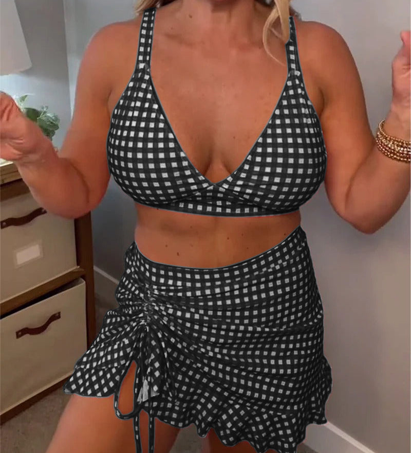 Viktorie | Bikinový set se zavinovací sukní a vestavěnými kalhotkami
