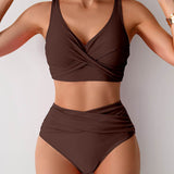 Lívia | Bikiny s vysokým pasem a twist detailem