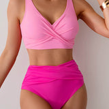 Lívia | Bikiny s vysokým pasem a twist detailem