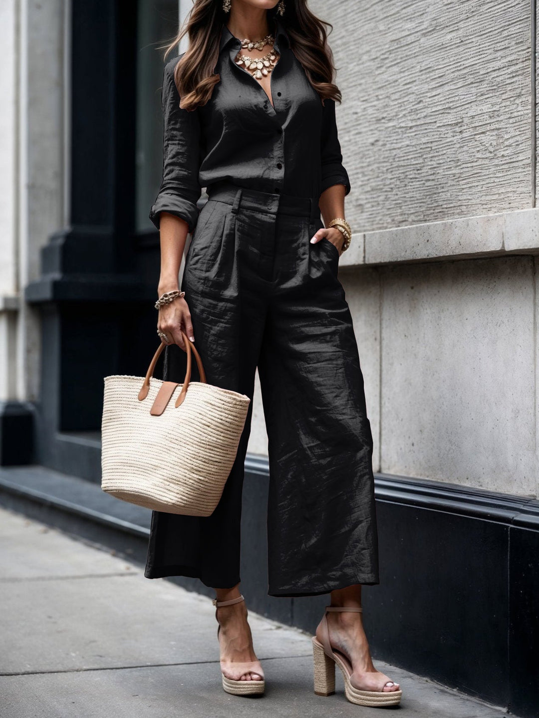Viktorie | Stylový casual outfit v růžové barvě