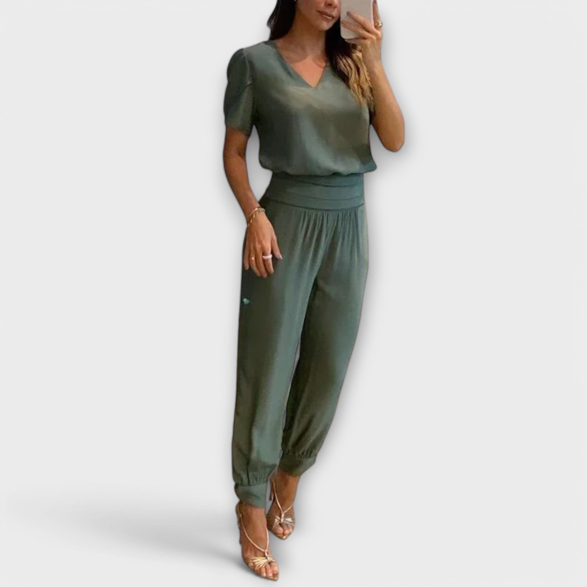 Růžena | Elegantní souprava topu a kalhot