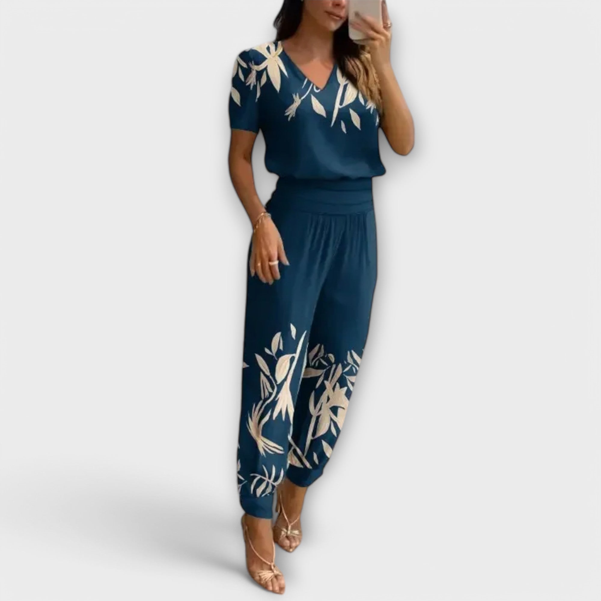 Růžena | Elegantní souprava topu a kalhot