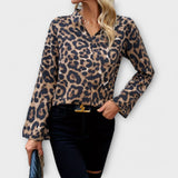 Eliška | Ležérní leopardí blůza