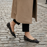 Růžena | Baleríny z tkaniny tweed