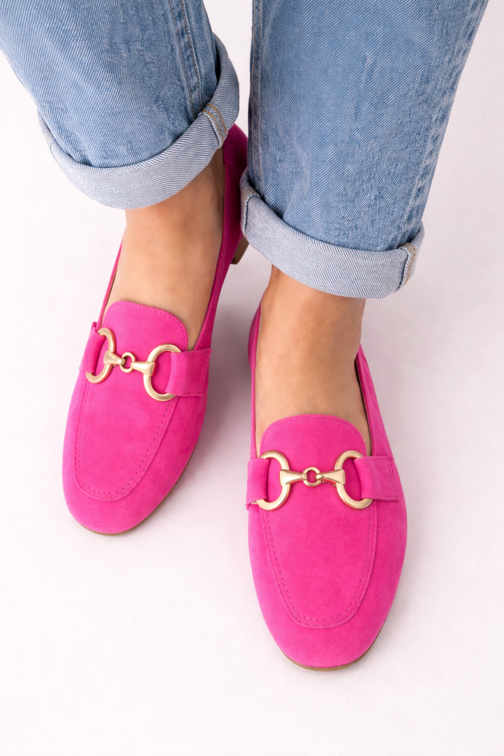 Magdaléna | šikové loafers s dorazem zlata